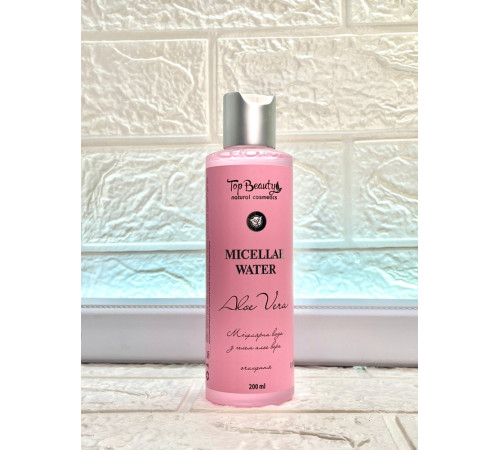 Міцелярна вода з гелем алое віра Top Beauty 200 мл