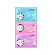 Маска для носа BIOAQUA 3 в 1 для видалення чорних цяток 3*7 г