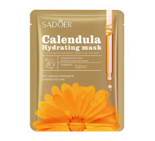 Тканинна маска для обличчя SADOER Calendula Hydrating, що відновлює 25 г
