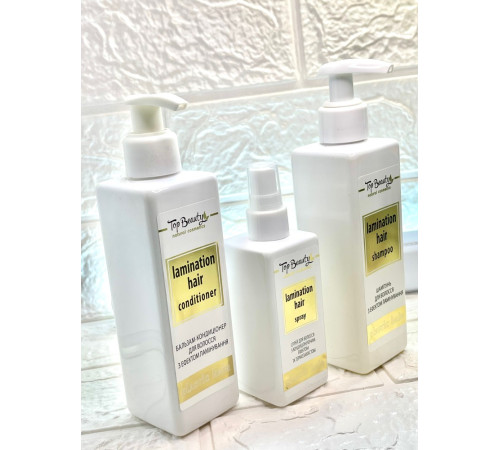 Набір для догляду за волоссям із ефектом ламінування Top Beauty