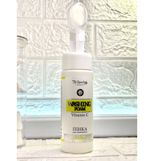 Пінка для вмивання із щіточкою вітаміном С Top Beauty 150 мл