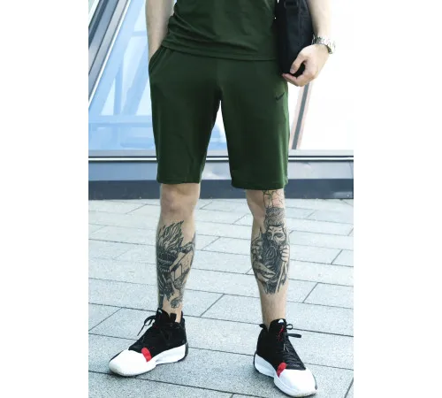 Шорти Шорти чоловічі трикотажні Nike хакі