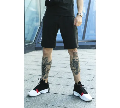 Шорти Шорти чоловічі трикотажні Nike темно-сірі