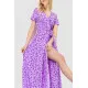 Сарафан у горох, колір бузковий, 241R159