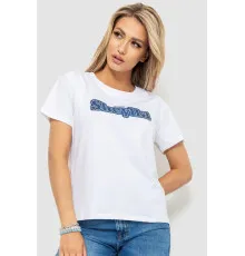 Футболка жіноча з принтом, колір білий, 221R3004-1