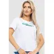 Футболка жіноча з принтом, колір білий, 221R3008-1