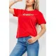 Футболка жіноча з принтом, колір червоний, 221R3008-1
