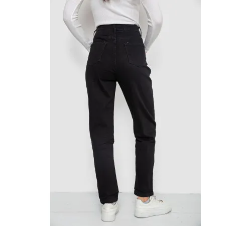 Джинси жіночі Mom's, колір чорний, 244R9016