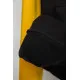 Худі жіноча тринитка на флісі, колір чорно-жовтий, 102R364-1